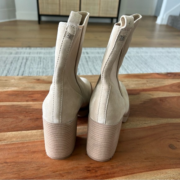 New Sam Edelman Rollins Chelsea Suede Boots - Picture 6 of 7